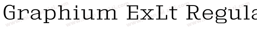 Graphium ExLt Regula字体转换